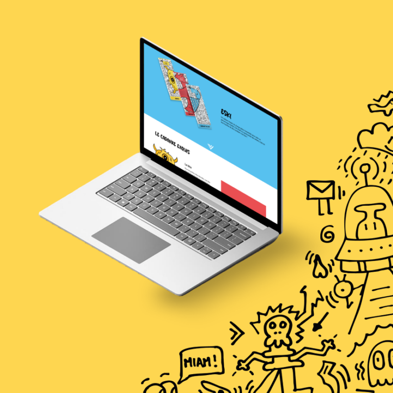 Eski – design UI d&rsquo;une landing page